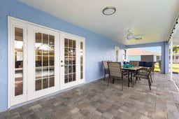 The Blue Palm Escape — Stylish & Pet Friendly